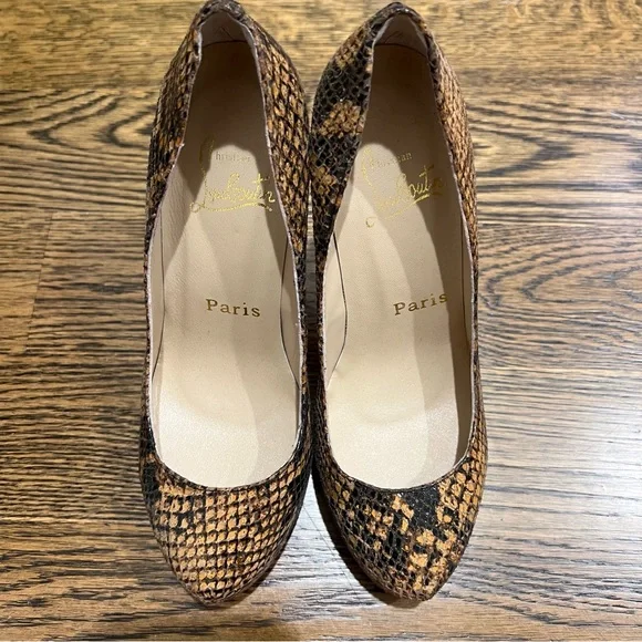 Snake print Christian Louboutin - Picture 2 of 3